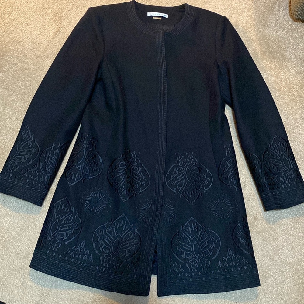 Peter Nygard Long Suit coat Size 4 Women